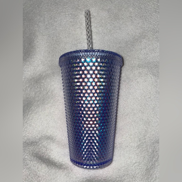 Starbucks Iridescent Purple Studded 16 fl oz. Cup with Matching Straw - Picture 5 of 5
